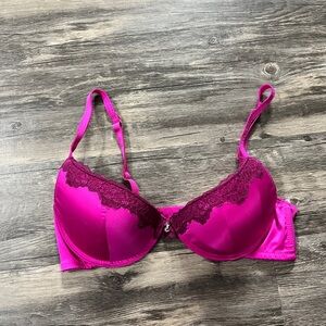 Juicy Couture size 38C Hot pink push-up Bra